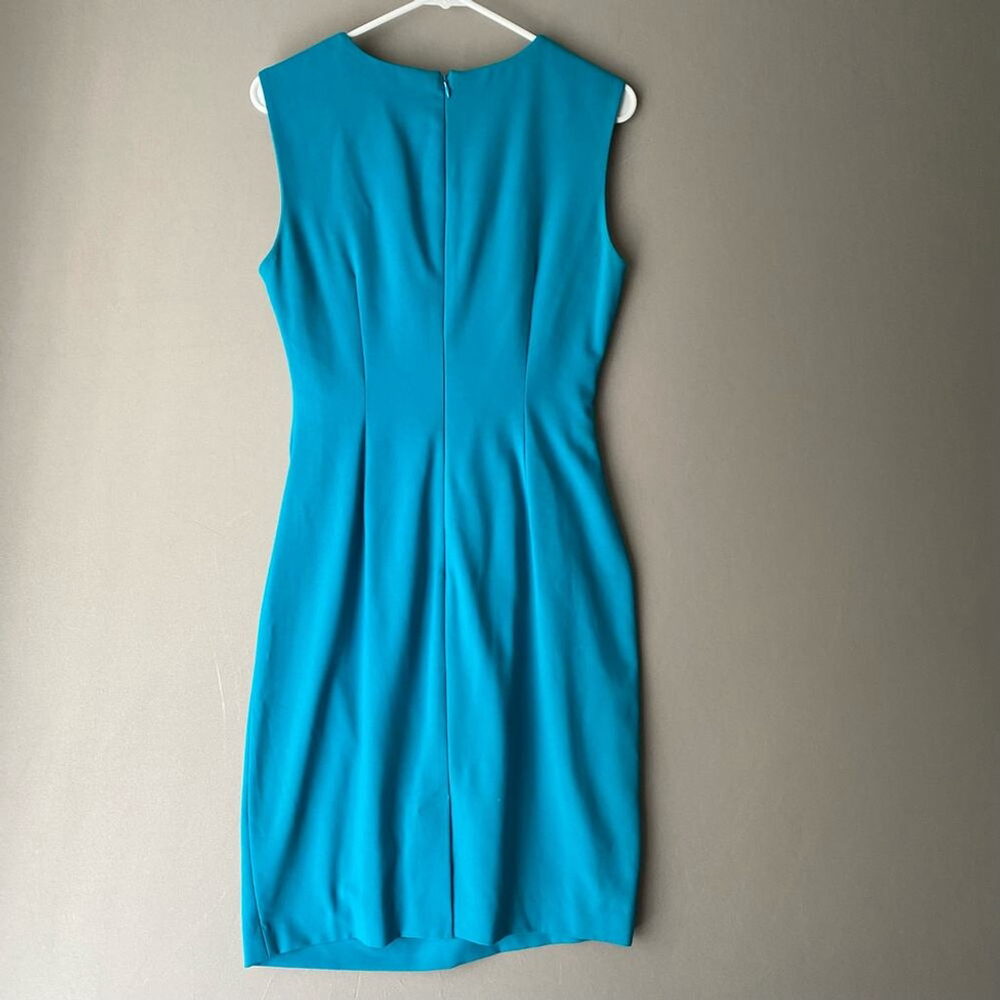 Calvin Klein sz‎ M work career ruched sheath dress - Picture 7 of 9